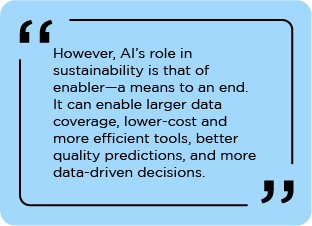 Quote 3 How can AI support sustainability