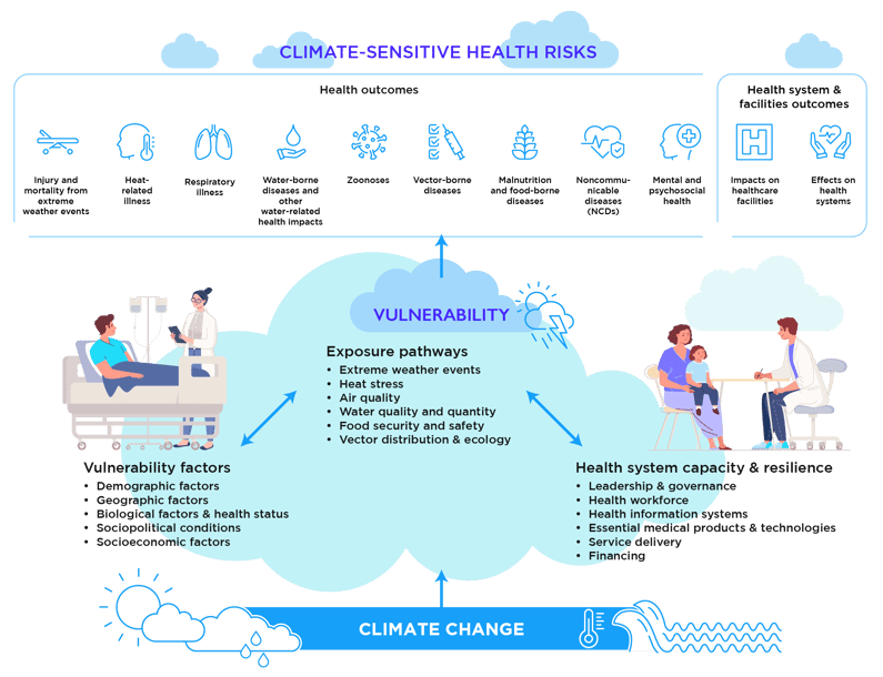 Climate sensitive health risks