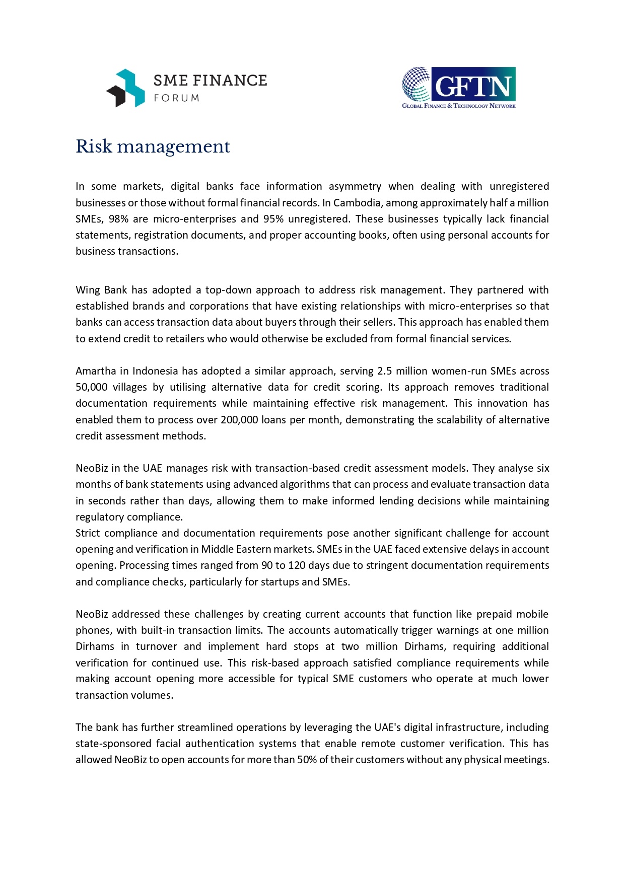 Roundtable_Report_Digital banks Powering SME growth_GSMEFF_2024_page-0005