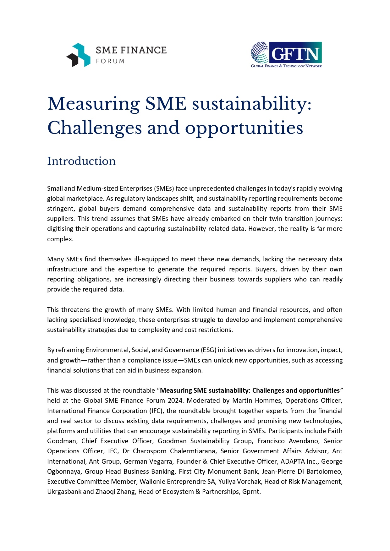Roundtable_Report_Measuring SME sustainability_ Challenges and opportunities_GSMEFF_2024_page-0001