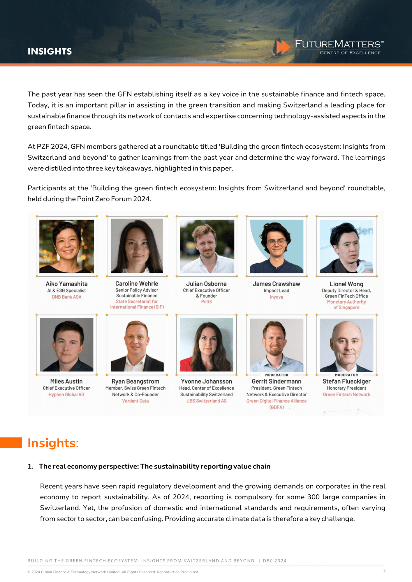 Building the green fintech ecosystem - Switzerland - Dec 2024-5