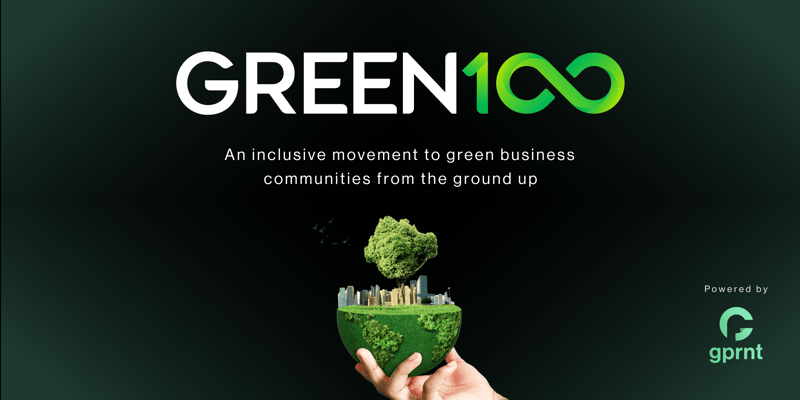 Green 100 banner-min