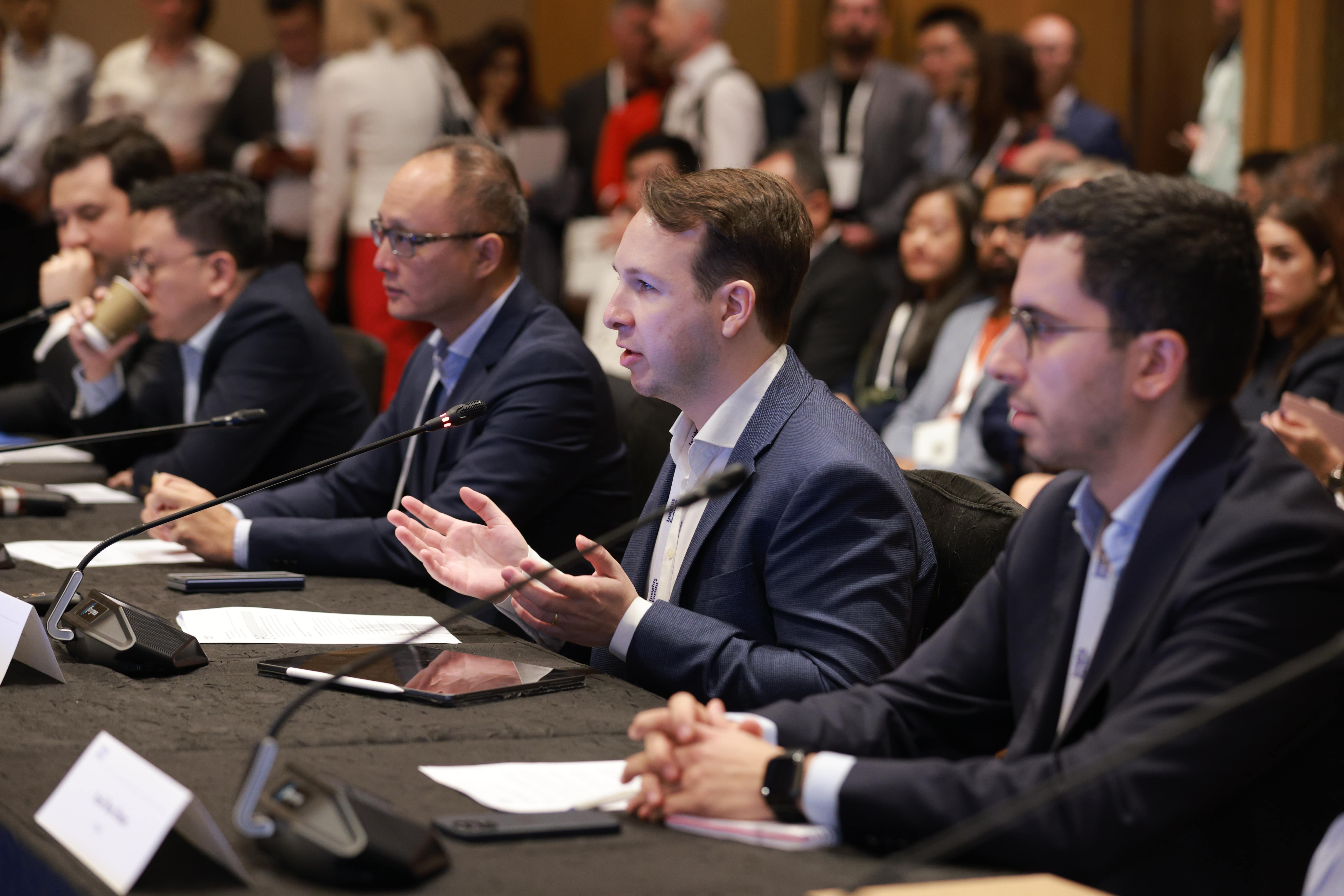 Senior leaders speaking at an Insights Forum roundtable